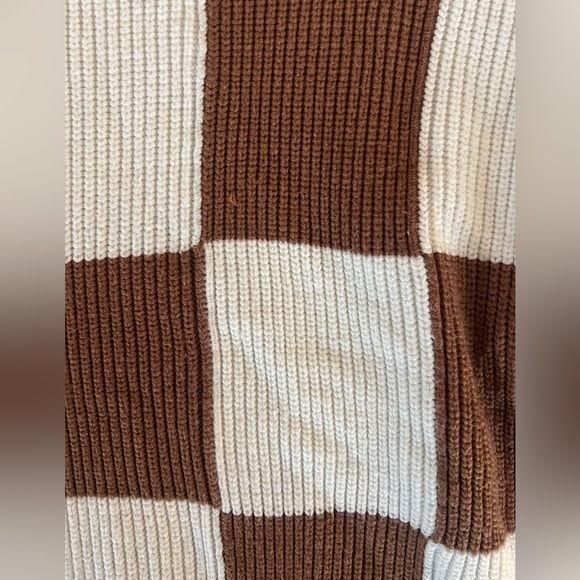 Mango Checks Knit Sweater - Picture 4 of 5